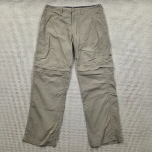 Mountain Hardwear Castil Convertible Pants Ripstop Cargo Khaki Mens 31x30